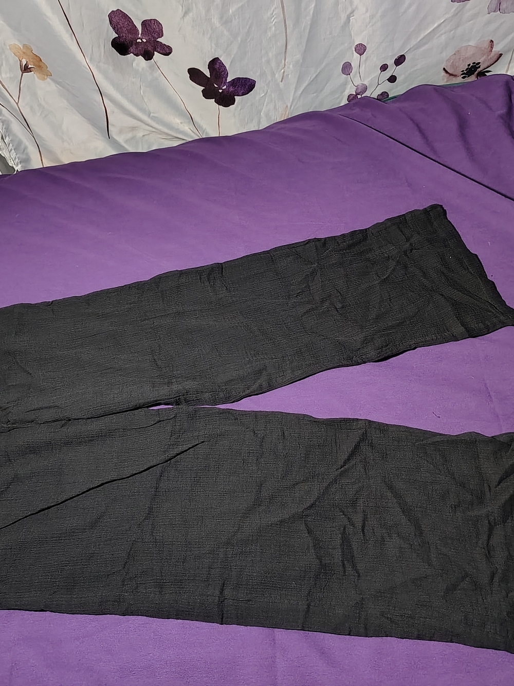 PrettyLittleThing Black Cheesecloth Linen Low Rise Wide Leg Trouser